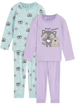 Piżama dziewczęca (4 części) ze sklepu bonprix w kategorii Piżamy dziecięce - zdjęcie 170649237