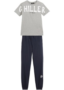 T-shirt chłopięcy + spodnie dresowe, z bawełny organicznej (2 części) ze sklepu bonprix w kategorii Komplety chłopięce - zdjęcie 170650007