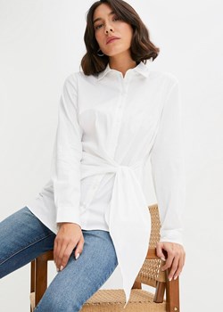 Bluzka z ozdobnym przewiązaniem ze sklepu bonprix w kategorii Koszule damskie - zdjęcie 170650928