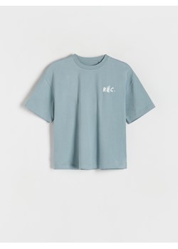 Reserved - T-shirt z nadrukiem - niebieski ze sklepu Reserved w kategorii T-shirty chłopięce - zdjęcie 170651415