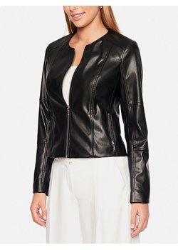 Elegancka czarna kurtka damska z eko skóry L'AF Mirel ze sklepu Eye For Fashion w kategorii Kurtki damskie - zdjęcie 170652627