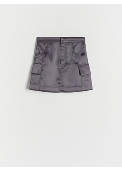 Reserved - Spódnica z kieszeniami cargo - ciemnoszary ze sklepu Reserved w kategorii Spódnice dziewczęce - zdjęcie 170652899