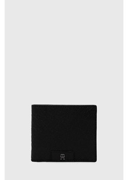 Tommy Hilfiger portfel skórzany męski kolor czarny AM0AM12174 ze sklepu ANSWEAR.com w kategorii Portfele męskie - zdjęcie 170653666