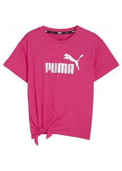 Koszulka juniorska ESS+ Logo Knotted Tee Puma ze sklepu SPORT-SHOP.pl w kategorii Bluzki dziewczęce - zdjęcie 170654219