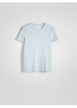 Reserved - T-shirt slim fit - jasnoniebieski ze sklepu Reserved w kategorii T-shirty męskie - zdjęcie 170655408