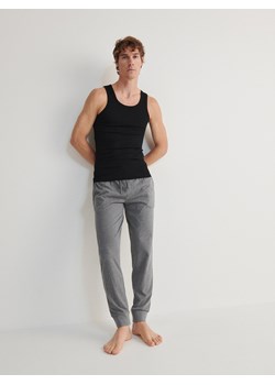 Reserved - Spodnie piżamowe 2 pack - czarny ze sklepu Reserved w kategorii Piżamy męskie - zdjęcie 170655709