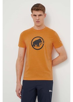 Mammut t-shirt sportowy Core kolor pomarańczowy ze sklepu ANSWEAR.com w kategorii T-shirty męskie - zdjęcie 170656659