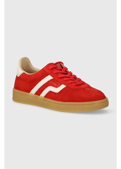Gant sneakersy zamszowe Cuzima kolor czerwony 28533550.G51 ze sklepu ANSWEAR.com w kategorii Trampki damskie - zdjęcie 170656918