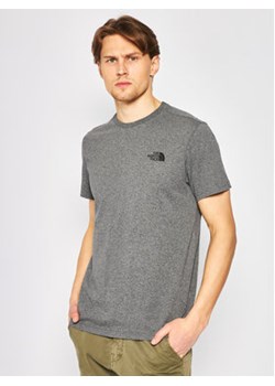 The North Face T-Shirt Simple Dome Tee NF0A2TX5 Szary Regular Fit ze sklepu MODIVO w kategorii T-shirty męskie - zdjęcie 170663689