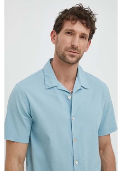 PS Paul Smith koszula męska kolor niebieski regular M2R.114R.M22050 ze sklepu ANSWEAR.com w kategorii Koszule męskie - zdjęcie 170664575