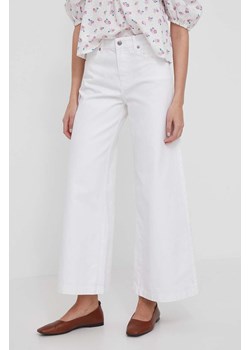 Pepe Jeans jeansy damskie kolor biały ze sklepu ANSWEAR.com w kategorii Jeansy damskie - zdjęcie 170664755
