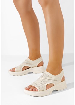 Beżowe sandały damskie Blakely ze sklepu Zapatos w kategorii Sandały damskie - zdjęcie 170665078