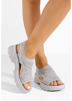 Szare sandały damskie Blakely ze sklepu Zapatos w kategorii Sandały damskie - zdjęcie 170665079
