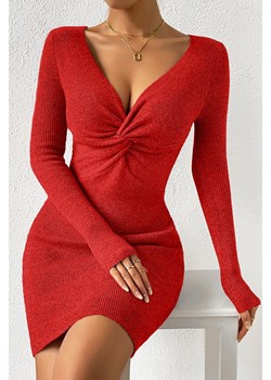 Sukienka BELFIRA RED ze sklepu Ivet Shop w kategorii Sukienki - zdjęcie 170665208