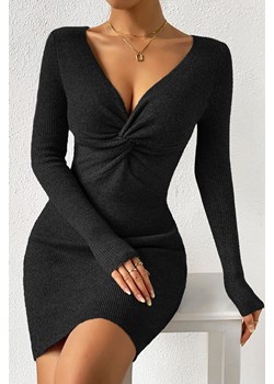 Sukienka BELFIRA BLACK ze sklepu Ivet Shop w kategorii Sukienki - zdjęcie 170665209