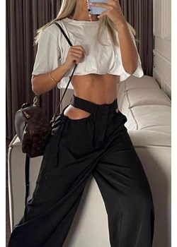 Spodnie VALOMDA BLACK ze sklepu Ivet Shop w kategorii Spodnie damskie - zdjęcie 170665228