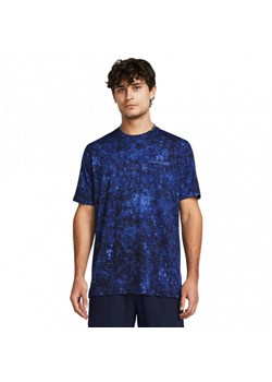 Męska koszulka treningowa Under Armour Vanish Energy Printed SS - niebieska ze sklepu Sportstylestory.com w kategorii T-shirty męskie - zdjęcie 170665976