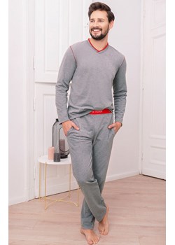 Brend piżama męska dł.dł., Kolor szary melanż, Rozmiar 2XL, Italian Fashion ze sklepu Primodo w kategorii Piżamy męskie - zdjęcie 170680785