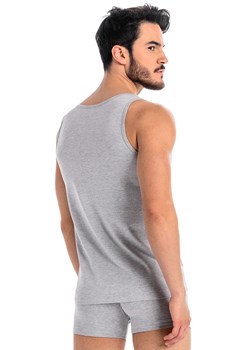 Szary podkoszulek męski tank top Eli 1301, Kolor szary, Rozmiar 3XL, Teyli ze sklepu Primodo w kategorii Podkoszulki męskie - zdjęcie 170681705