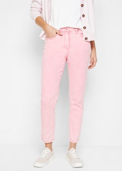 "Spodnie twillowe w krótszej długości, z efektem ""used look""" ze sklepu bonprix w kategorii Spodnie damskie - zdjęcie 170682456