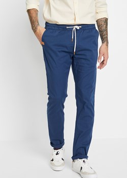 Spodnie z gumką w talii, ze stretchem, Slim Fit Straight ze sklepu bonprix w kategorii Spodnie męskie - zdjęcie 170682989