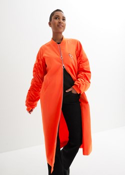 Płaszcz w stylu kurtki bejsbolówki, z dzianinowym kołnierzykiem ze sklepu bonprix w kategorii Płaszcze damskie - zdjęcie 170683088