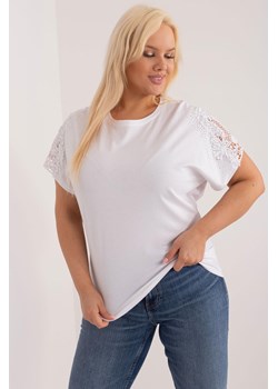 Casualowa bluzka plus size z aplikacjami ze sklepu 5.10.15 w kategorii Bluzki damskie - zdjęcie 170683237