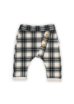 Spodnie chłopięce w kratkę czarne ze sklepu 5.10.15 w kategorii Spodnie i półśpiochy - zdjęcie 170683245