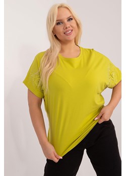 Casualowa bluzka plus size z aplikacjami ze sklepu 5.10.15 w kategorii Bluzki damskie - zdjęcie 170683277
