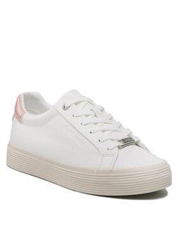 Calvin Klein Sneakersy Vulc Lace Up HW0HW01372 Biały ze sklepu MODIVO w kategorii Buty sportowe damskie - zdjęcie 170684589
