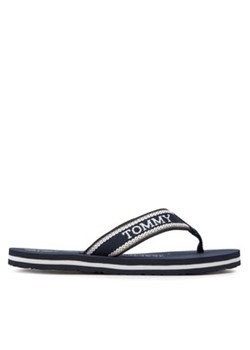 Tommy Hilfiger Japonki Hilfiger Beach Sandal FW0FW07905 Niebieski ze sklepu MODIVO w kategorii Klapki damskie - zdjęcie 170684885