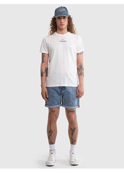 Koszulka męska z linii Authentic z nadrukiem biała Techmunen 100 ze sklepu Big Star w kategorii T-shirty męskie - zdjęcie 170684936