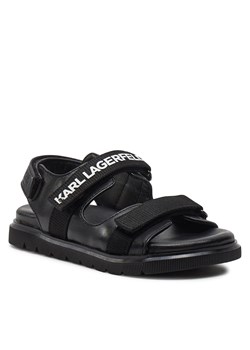 Sandały Karl Lagerfeld Kids Z30014 M Black 09B ze sklepu eobuwie.pl w kategorii Sandały dziecięce - zdjęcie 170685956
