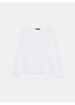 Mohito - Dopasowana bluzka z długim rękawem - biały ze sklepu Mohito w kategorii Bluzki damskie - zdjęcie 170686616