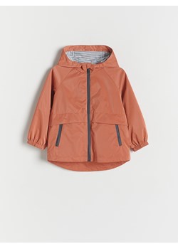 Reserved - Gładka kurtka z kapturem - miedziany ze sklepu Reserved w kategorii Kurtki dziewczęce - zdjęcie 170687595