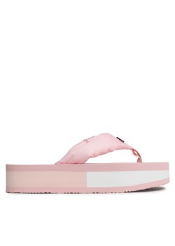 Japonki Tommy Jeans Webbing Mid Beach Sndl Nw Strip EN0EN02114 Misty Pink TH2 ze sklepu eobuwie.pl w kategorii Klapki damskie - zdjęcie 170688755