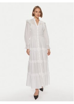 IVY OAK Sukienka koszulowa Denisa IO117619 Biały Regular Fit ze sklepu MODIVO w kategorii Sukienki - zdjęcie 170696738