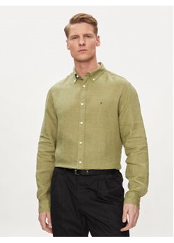Tommy Hilfiger Koszula MW0MW34602 Zielony Regular Fit ze sklepu MODIVO w kategorii Koszule męskie - zdjęcie 170697198