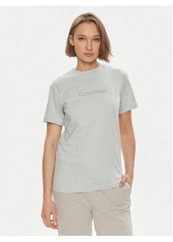 Calvin Klein T-Shirt Hero Logo K20K205448 Zielony Regular Fit ze sklepu MODIVO w kategorii Bluzki damskie - zdjęcie 170697329