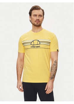 Ellesse T-Shirt Lentamente SHV11918 Żółty Regular Fit ze sklepu MODIVO w kategorii T-shirty męskie - zdjęcie 170697439