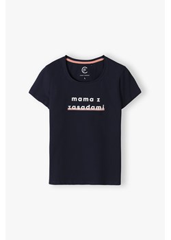 Bawełniany t-shirt damski z nadrukiem ze sklepu 5.10.15 w kategorii Bluzki damskie - zdjęcie 170697586