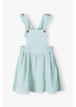 Krótka niebieska spódnica na szelkach ze sklepu 5.10.15 w kategorii Spódnice - zdjęcie 170697705