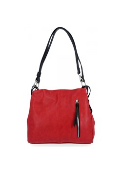 Uniwersalna Torebka Damska firmy Hernan HB0142 Czerwona ze sklepu PaniTorbalska w kategorii Torby Shopper bag - zdjęcie 170697937