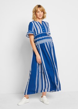 Długa sukienka ciążowa i do karmienia piersią, ze zrównoważonej wiskozy ze sklepu bonprix w kategorii Sukienki ciążowe - zdjęcie 170706377