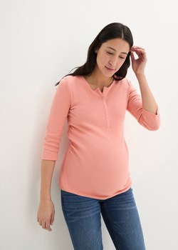 Shirt ciążowy i do karmienia piersią, z bawełny organicznej ze sklepu bonprix w kategorii Bluzki ciążowe - zdjęcie 170707019