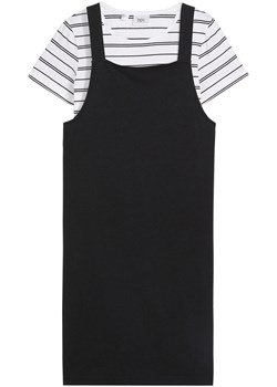 Sukienka dziewczęca + shirt (2 części), z bawełny organicznej ze sklepu bonprix w kategorii Komplety dziewczęce - zdjęcie 170707058