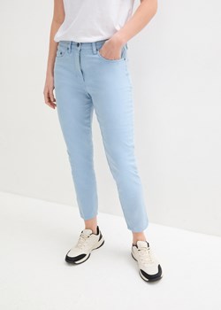 "Spodnie twillowe w krótszej długości, z efektem ""used look""" ze sklepu bonprix w kategorii Spodnie damskie - zdjęcie 170707098