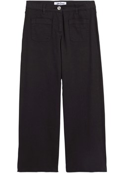 Spodnie twillowe dziewczęce z szerokimi nogawkami ze sklepu bonprix w kategorii Spodnie dziewczęce - zdjęcie 170707129