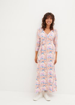 Sukienka shirtowa ciążowa i do karmienia piersią, z nadrukiem ze sklepu bonprix w kategorii Sukienki ciążowe - zdjęcie 170707159