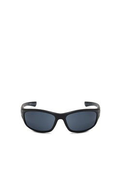 Cropp - Czarne okulary przeciwsłoneczne - czarny ze sklepu Cropp w kategorii Okulary przeciwsłoneczne męskie - zdjęcie 170707449